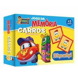 JOGO MEMORIA CARTÃO 28PÇS CARROS 4468